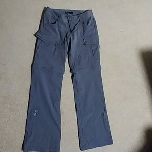 Prana women's sage pants zip off size 0